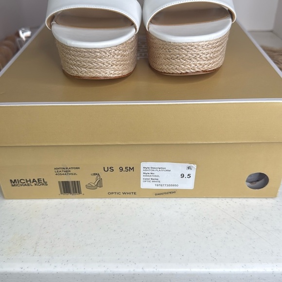 Michael Kors Women's Ashton Platform Heeled Sandal Sz 9.5 - Picture 10 of 10